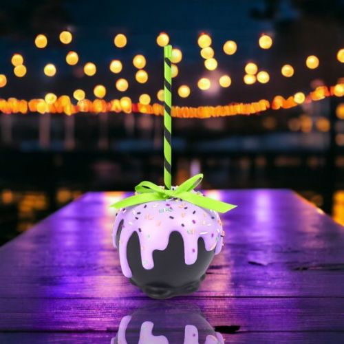 Halloween Purple Candy Apple