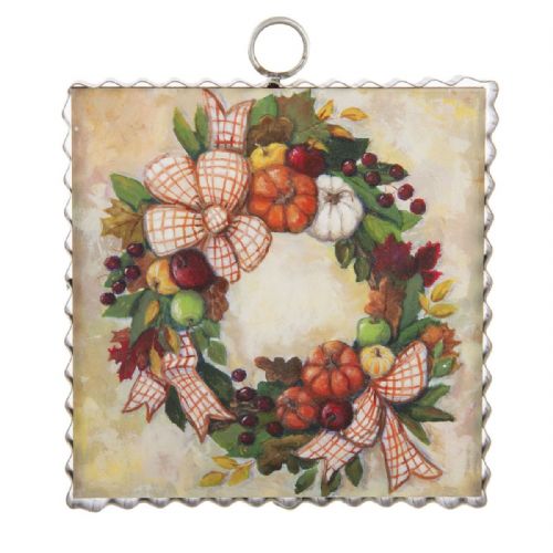 Mini Harvest Wreath Print