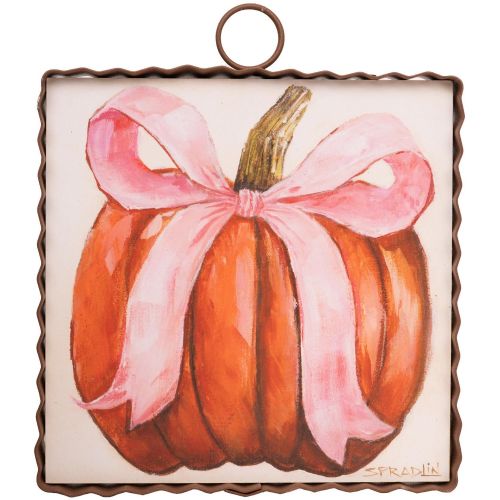 Mini "Pink Ribbon Pumpkin" Print