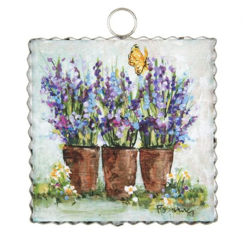 Mini Lavender Pots Print