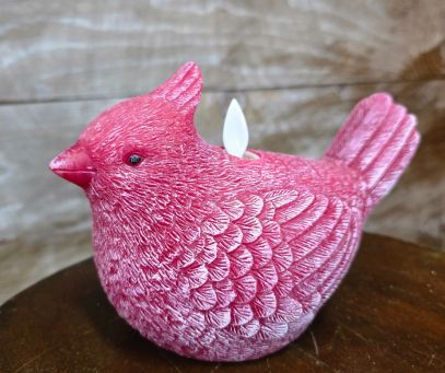 Flameless Red Bird Candle