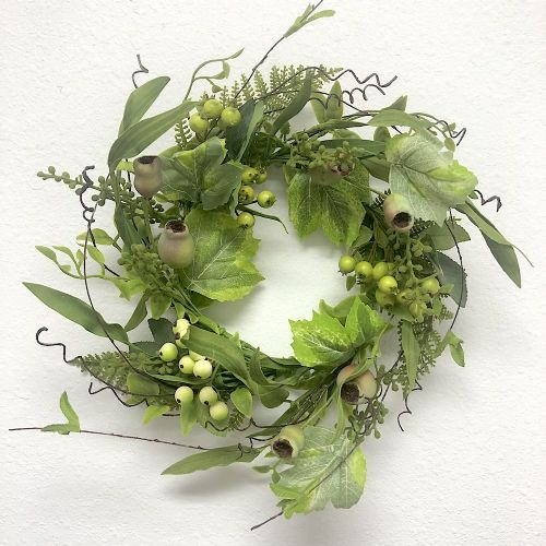 Candle Ring Foliage W/ Pods & Berries 6