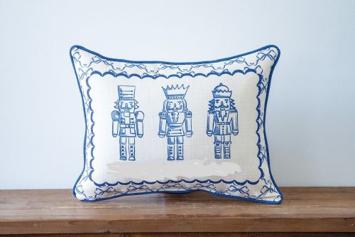 Pillow Chinoiserie Nutcracker
