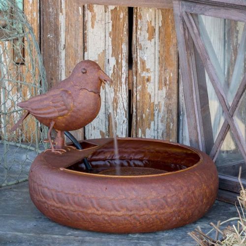 small bird fountain
