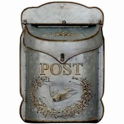 Vintage Metal Post Box 