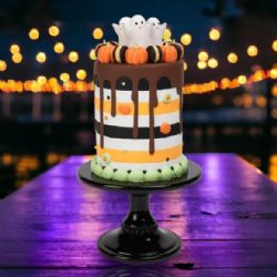 Halloween Drip Cake