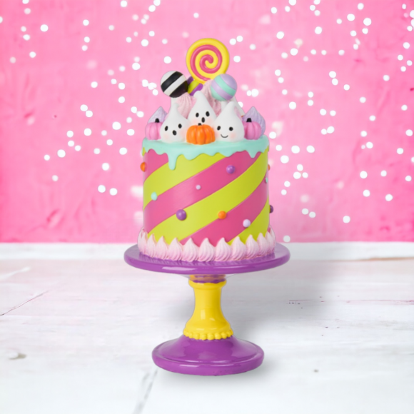 Halloween Candy Cake On Stand