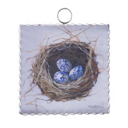 Mini Nest Of Blue Eggs Print