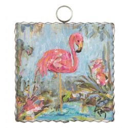 Mini Flamingo Standing Print