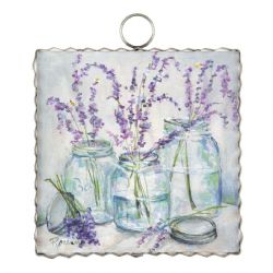 Mini Bee Lavender Print