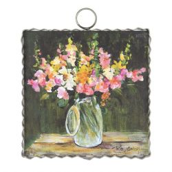 Mini Jar Of Snapdragons Print