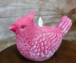 Flameless Red Bird Candle